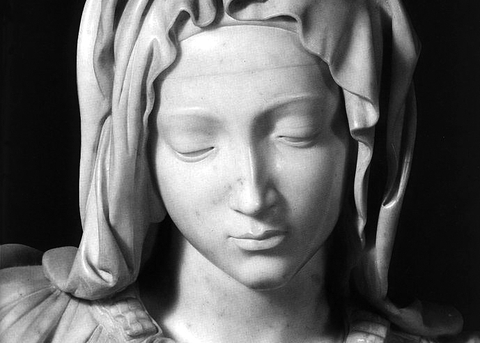 Citta_del_Vaticano_Pieta_di_ Michelangelo_il_volto